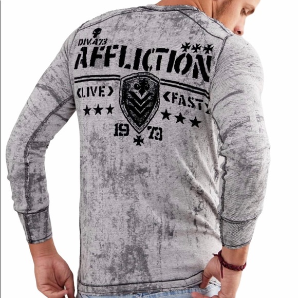 🆕Affliction American Customs Core Men’s Thermal - Picture 2 of 15